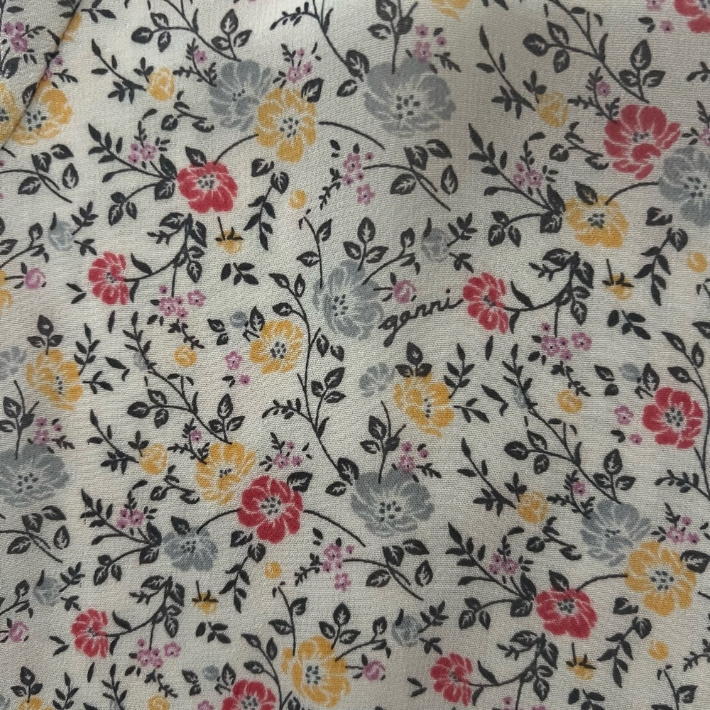 Ganni Multicolor Floral Top - Picture 2 of 2